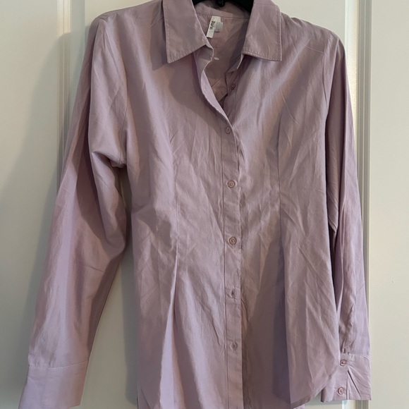 TRUTH NYC • Lavender Open Back Shirt • Large • - Picture 3 of 8